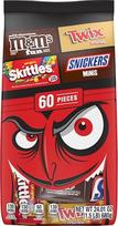 "M&M'S Milk Chocolate Dummies Skittles Original & Twix Fun Size and Minis" saldainių asorti, 60 vnt.