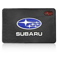 Automobilio emblemos stilius Neslystanti kilimėlio centrinė prietaisų panelė Neslystanti pagalvėlė Interjeras Subaru XV BRZ WRX STI Forester Ascent Impreza Legacy Outback Levorg 1pcs juoda