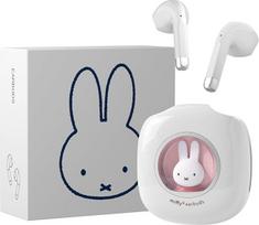 "MiPow Miffy" "Bluetooth" ausinės IPX5 vandeniui atsparios jutiklinio valdymo mielos dovanų ausinės vaikams, skirtos įvairaus amžiaus vaikams, rožinės spalvos
