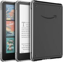 "MoKo" dėklas 7 colių "Kindle Paperwhite 2024 12th Gen" ir "Kindle Colorsoft Signature Edition 2024", plonas, lankstus, permatomas, skaidrus, TPU odos bamperio galinis dangtelis, skaidrus