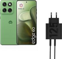 "Motorola Edge 60" išmanusis telefonas "Pantone Shamrock" + "Motorola 125W Duo TurboPower" įkroviklis