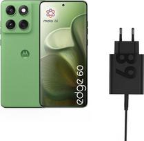 "Motorola Edge 60" išmanusis telefonas "Pantone Shamrock" + "Motorola 68W TurboPower" įkroviklis