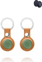 "Motorola Smart Tag" PU odos dėklo dangtelis su raktų pakabuku, apsaugančiu nuo praradimo, geltonos spalvos [2 vnt.]