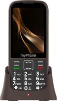 "myPhone Halo 4 Plus LTE Senior" mobilusis telefonas be sutarties, dvi Nano SIM kortelės, 3,5 colio spalvotas ekranas, dideli mygtukai, įkrovimo stotelė, ilgas budėjimo laikas (2500 mAh), 4G, 2 MP kamera - Pralino kolekcija