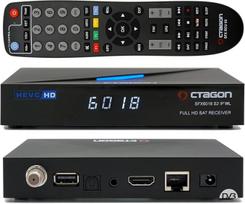 "Octagon SFX6018 S2+IP WL 1x DVB-S2 HD H.265 HEVC, "E2 Linux" išmanusis imtuvas, palydovinis imtuvas, įrašymo funkcija, kortelių skaitytuvas, "YouTube", internetinis radijas, 150Mbit/s "WiFi" vidinis, HDMI, juodas