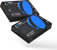 "OREI HDMI Over IP Extender" 100,6 m per CAT5e/CAT6 Ethernet, 1080p HDMI plėstuvas su IR valdymu ir HDMI kilpa, "One-to-Many AV" paskirstymas televizoriui, skaitmeninėms iškaboms, biurui ir konferencijų kambariams