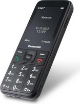 "Panasonic KX-TF200EXB" mobilusis telefonas Dviejų juostų GSM 900/1800MHz 2,4" TFT spalvotas LCD ekranas 0,3 megapikselio 1000 mAh ličio jonų baterija Suderinamas su klausos aparatu Viena SIM kortelė USB-C juoda