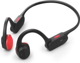 "Philips" TAA5608BK/00 Kabelloser Open-Ear-Sportkopfhörer|Knygų dėklas|Bluetooth LE Audio ir LC3|IPX5 wasserbeständig|6 Stunden Wiedergabe|LED-Sicherheitsleuchten|Mikrofonas|Tašė|USB-C-Kabel|Schwarz