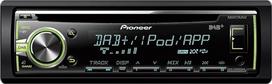 "Pioneer" deh-x6800dab 200 W automobilinis daugialypės terpės imtuvas - juodas (MOSFET automobiliniai daugialypės terpės imtuvai, LCD ekranas, juodas, 200 W)