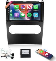 "Podofo Carplay" automobilinis radijas, skirtas "Mercedes-Benz" B klasės / A klasės automobiliams 2008-2011 m., 9 colių jutiklinis ekranas 2G+64G su belaidžiu "Carplay Android", "Bluetooth/GPS/WiFi/FM/RDS/SWC/HiFi/USB+atveriamoji kamera