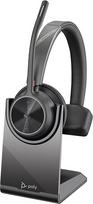 "Poly Voyager 4310" belaidės UC ausinės su įkrovimo stotele (Plantronics) - ausinės vienai ausiai - USB-C "Bluetooth" adapteris - suderinamos su "Teams" (sertifikuota), "Zoom" ir kt.