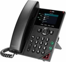 "Polycom VVX 250" 4 eilučių stalinis verslo IP telefonas su dviem 10/100/1000 Ethernet prievadais