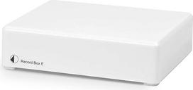 "Pro-Ject Record Box E Phono Preamp" su A/D keitikliu ir USB prievadu jūsų įrašų kolekcijai skaitmeninti (baltas)