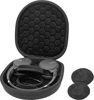 "ProCase" ausinių dėklas "Sony" WH-CH520 / WH-CH720N / WH-1000XM5 / WH-1000XM4 / "Bose 700" / QC35 II ausinėms su triukšmą slopinančiu dėklu Ausinių dėklas su 2 dulkių dangteliais - juodas