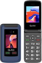 "Qubo" apverčiamasis telefonas senjorams GSM mobilusis telefonas senjorams 2,4 colio ekranas Didelis garsumas SOS funkcija Dviejų SIM kortelių funkcija