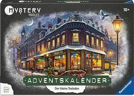 "Ravensburger" paslaptingasis advento kalendorius 2026 - "Mažoji arbatinė" - pabėgimo kambario patirtis su 24 galvosūkiais suaugusiesiems, šeimoms ir vaikams nuo 10 metų, galvosūkių advento kalendorius - 12028005