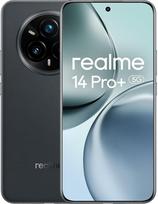 "realme 14 Pro+" išmanusis telefonas 5G, pilkas, "Sony" 3X "Periscope" OIS dirbtinio intelekto kamera, šalčiui jautrus spalvą keičiantis dizainas, 5130 mAh baterija, 120 Hz apsaugos nuo akių ekranas, 18GB (8 + 10 išplėtimo) + 256GB, IP69 (be adapterio)