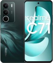 "realme C71" išmanusis telefonas 6 + 128GB, 4G mobilusis telefonas, 50 MP fotoaparatas, 6,67 colių 120 Hz, didelė 6000 mAh baterija, atsparus smūgiams, karinė klasė, NFC, miškas, be adapterio