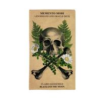 1 vnt. Memento Mori Lenormand ir Orakulo kortų kaladė Angliškas stalo žaidimas Žaidimo kortos