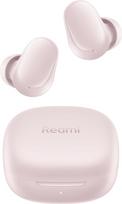 "Redmi Buds 6 Play" - ausinės į ausis, 36 val. baterija, 10 mm dinaminis garsiakalbis su 4 ekvalaizerio nustatymais, skambučių triukšmo slopinimas su dirbtiniu intelektu, "Bluetooth 5.4", greitasis įkrovimas 3 val. muzikos per 10 min., rožinės spalvos