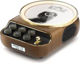 "Retro Tragbarer CD-Player", CD-Player mit Lautsprechern Bluetooth für Zuhause, FM-Radio, 4000 mAh akumuliatorius, LCD ekranas, integruotas dvigubas stereogarsiakalbis, USB/AUX/Type-C jungtis