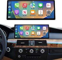 "Road Top CarPlay" ekranas, 12,3 colio itin plonas automobilinio radijo jutiklinis ekranas, skirtas 5 serijos E60/E61 BMW su CIC sistema (2008-2010 m.), automobilinis radijas su belaidžiu "CarPlay"/"Android Car"/"MirrorLink"/navigacija