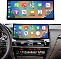 "Road Top CarPlay" ekranas, 12,3 colio itin plonas automobilinio radijo stoties stereo jutiklinis ekranas, skirtas BMW X3 X4 serijos F25/F26 su NBT sistema (2013-2016 m.), belaidžio "CarPlay"/"Android Car"/"MirrorLink" automobilinis radijas