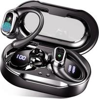"Rolosar" "Bluetooth" ausinės, belaidės "Bluetooth 5.4 Sport Deep Bass", 50 valandų trukmės ausinės su 4 ENC triukšmo slopinimo mikrofonu, IP7 vandeniui atsparios ausinės, LED ekranas
