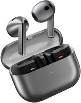 "Samsung Galaxy Buds3 Silver" sidabriniai belaidžiai "Bluetooth" ausinukai su adaptyviuoju ekvalaizeriu/ANC, "HiFi" garsu, 360 laipsnių garsu (JAE versija)