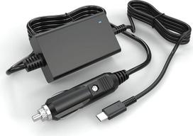"Shefor" automobilinis įkroviklis 100 W USB C maitinimo šaltinis 12-24 V automobilinio įkroviklio maitinimo šaltinio įkrovimo laidas, skirtas Lenovo HP Dell Acer Acer Asus Chromebook Samsung Mac Book ir kitiems USB-C įrenginiams, C tipo nuolatinės srovės