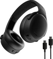 "Skullcandy Crusher ANC 2" virš ausų esančios triukšmą slopinančios belaidės ausinės su jutiminiais bosais, 50 valandų veikiančia baterija, "Skull-iQ", "Alexa" palaikymu, "Micro", suderinamos su "Bluetooth" - juodos spalvos