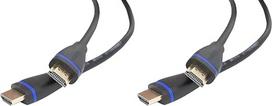 "Sky Vision" BL-HD 50 HDMI 2.0 kabelis, HDR10 ir "Dolby Atmos", 4K / 2K prie 60 Hz, Full-HD prie 120 Hz, ARC prie garso kolonėlių ir AV imtuvų, 5 metrų ilgio HDMI kabelis kompiuteriui, garso kolonėlėms, televizoriams