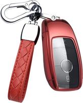 "Smart Car Key Case" tinka "Mercedes" raktų dėžutei Silikoninė raktų apsauga "Benz A B C E S klasei CLA GLA GLE GLC GLK AMG" nuotolinio valdymo rakto dėklas "Key Fob Red