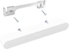 "Sonos Ray Soundbar" sieninis laikiklis (tvirtas metalas, patvarus dažymas, lengvai montuojamas ant sienos, suderinamas su "Sonos Ray", baltas)