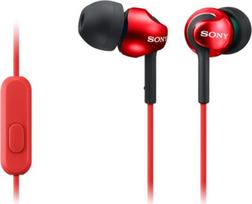 "Sony MDR-EX110APR" ausinės į ausis su lizdu - raudonos spalvos