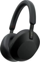 "Sony" WH-1000XM5 belaidės ausinės per ausis, aukščiausio lygio aktyvus triukšmo slopinimas su erdviniu 3D garsu, skaidrumo režimas, iki 30 valandų veikianti baterija, "Bluetooth", juodos spalvos