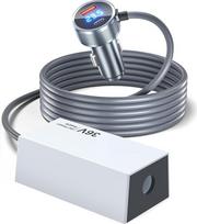 "Starlink" mini automobilinis adapteris, automobilinis įkroviklis nuo 12V/24 iki 36V, "Starlink" mini priedai, 1M/3,3 pėdos mini cigarečių žiebtuvėlio adapteris sunkvežimiams, sunkvežimiams ir automobiliams, USB-C 45W/USB-A 18W, du prievadai