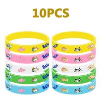 Bluey Bingo Bracelet Toy Anime Peripheral Accessories Cartoon Sports Soft Rubber Wristband Gift For Children