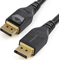 "StarTech. com" 4 m VESA sertifikuotas "DisplayPort 1.4" kabelis, 8K 60 Hz HBR3 HDR, UHD DP-DP vaizdo monitoriaus kabelis su fiksavimu
