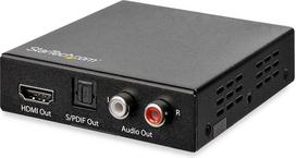 "StarTech. com" HD202A 4K HDMI garso ekstraktorius (4K 60 Hz, HDMI garso dalytuvas, HDR SPDIF "Toslink" optinis garsas)