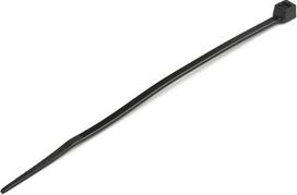 "StarTech. com" kabelių raiščiai - 100 x 2 mm, savaime užsifiksuojantys nailoniniai kabelių raiščiai su išlenktu antgaliu, 8 kg tempimo jėga, 94V-2/UL, juodi, 1000 vnt. pakuotėje (CBMZT4B)