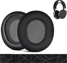 "SteelSeries Arctis 7/9 / Pro & Prime" belaidžių žaidimų ausinių ir kt. ausinių pagalvėlės ir dirželio pakaba MMOBIEL - tinklinio audinio ausinių pagalvėlės ir elastinio audinio galvos dirželio pagalvėlė