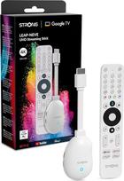 "Strong LEAP-Neve Streaming TV Stick", 4K Ultra HD, "Dolby Vision" ir "Dolby Audio", HDR10+, 2GB RAM + 8GB "Flash" atminties, WLAN 6, "Android 12", Ethernet, HDMI 2.1