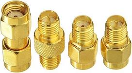 "Superbat SMA Female/Male to RP SMA Female/Male RF Coaxial Adapter Connection Kit for WiFi Antenna/Radio/Extension Cable/FPV Drone" (Pack of 4)