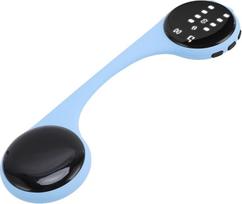 "Sxhlseller" pagalvės garsiakalbis miegui, kaulų laidumo miego pagalba su baltu stereofoniniu bosu, nešiojamasis "Bluetooth" pagalvės garsiakalbis su LED ekranu (mėlynas)