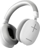 "T'nB Bounce Max" - naujos patogios apvalios "Bluetooth" ausinės su stereofoniniu garsu, integruotu mikrofonu ir iki 50 valandų veikiančia baterija - baltos spalvos