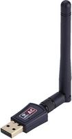 "Tangxi" USB "WiFi" tinklo kortelė, mini 600M išorinis dviejų juostų 2.4G/5G "WiFi" USB adapteris, belaidžio tinklo kortelė su antena, skirta "Win XP/7/8/10 Linux Mac