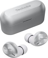 "Technics EAH-AZ40M2ES" belaidės ausinės su triukšmo slopinimo funkcija, daugiataškiu "Bluetooth 3" įrenginiu, patogios vidinės ausinės su integruotu mikrofonu, reguliuojamo dydžio, sidabrinės spalvos