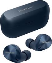 "Technics EAH-AZ60M2EA" belaidės ausinės su triukšmo slopinimo funkcija, daugiataškiu "Bluetooth 3" įrenginiu, ausinės į ausis, belaidis įkrovimas, vidurnakčio mėlyna