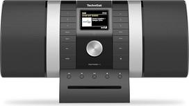 "TechniSat Multyradio 4.0 SE" - internetinis radijas (WLAN radijas, DAB+, FM, "Spotify", "Bluetooth", CD grotuvas, USB, spalvotas ekranas, 2 x 10 W stereofoniniai garsiakalbiai) Juoda/sidabrinė